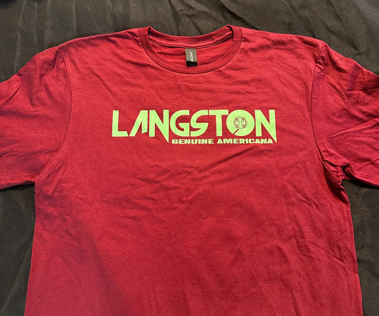 Maroon/Green Genuine Langston