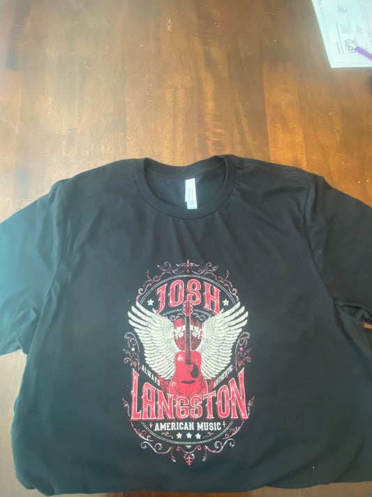 Josh Langston Flying Guitar T-Shirt