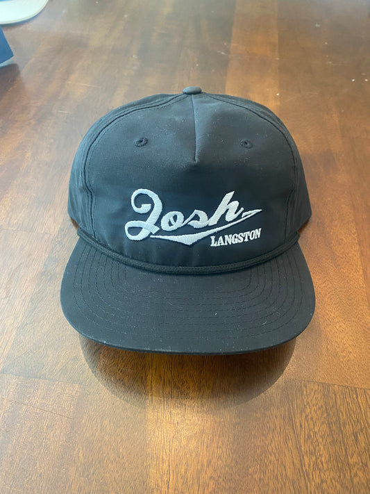 Josh Langston Vintage Black Rope Hat